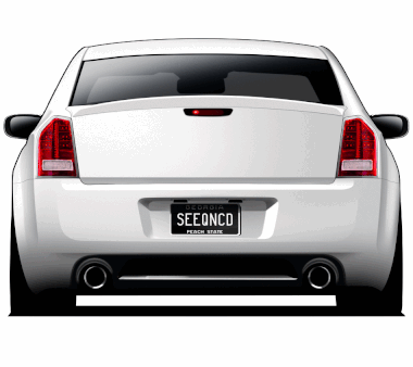 Chrysler 300 tail top lights